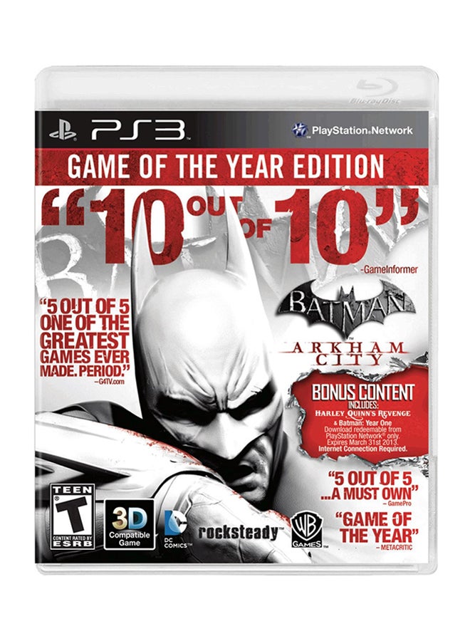 Compare Batman : Arkham City  Intl Version  playstation_3_ps3 at KSA Price