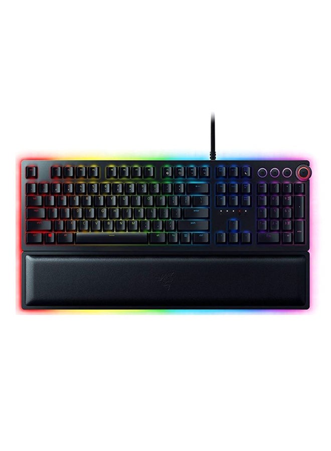 Compare Razer Huntsman Elite: OptoMechanical Switch  MultiFunctional Digital Dial & Media Keys  Leatherette Wrist Rest  4Side Underglow  Gaming Keyboard, Wired at KSA Price