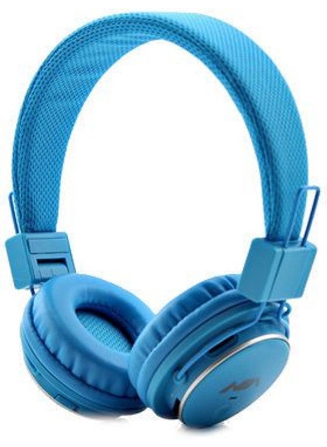 Compare Bluetooth Wireless OnEar Headphone With Microphone Blue at KSA Price