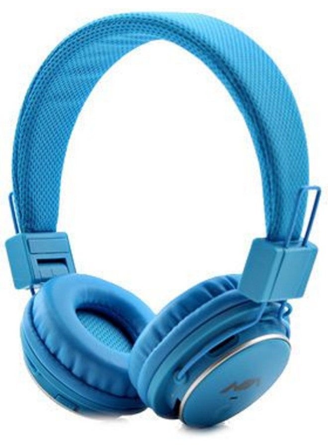 Compare Bluetooth Wireless OnEar Headphone With Microphone Blue at KSA Price