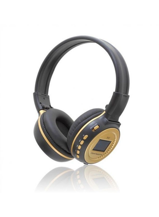 Stereo Bluetooth Wireless On-Ear Headphone Black/Gold