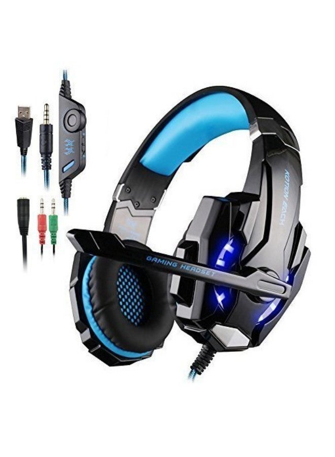 Compare Stereo OverEar Wired Gaming Headphone With Microphone For PS4PS5XOneXSeriesNSwitchPC at KSA Price