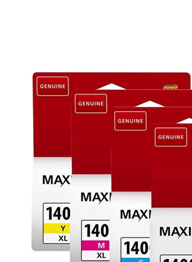Pack of 4 Canon Maxify PGI-1400XL Ink Cartridge…