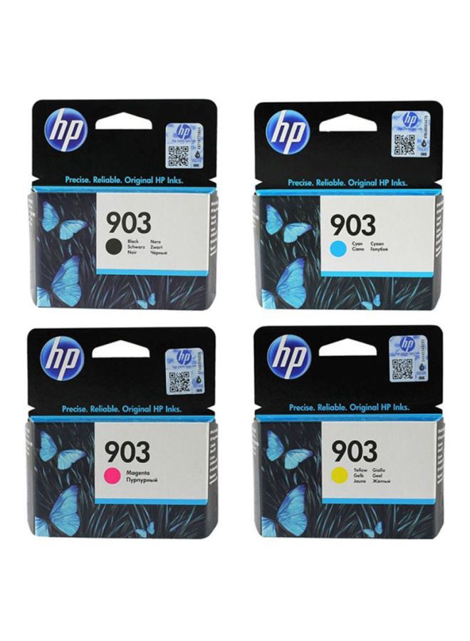 Compare 4Piece 903 Replacement Ink Cartridge Set Multicolour at KSA Price