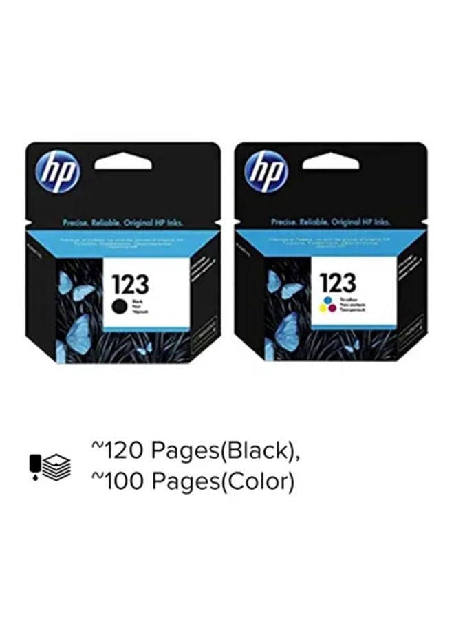 Pack of 2 HP 123 Original Ink Cartridge…