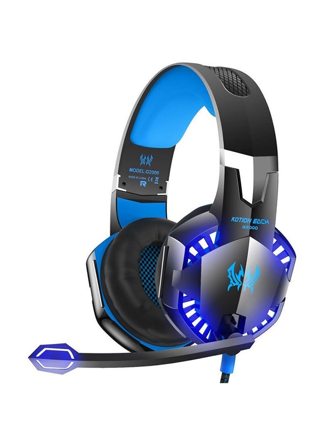 G2000 Game Wired Headphone With Microphone LED…