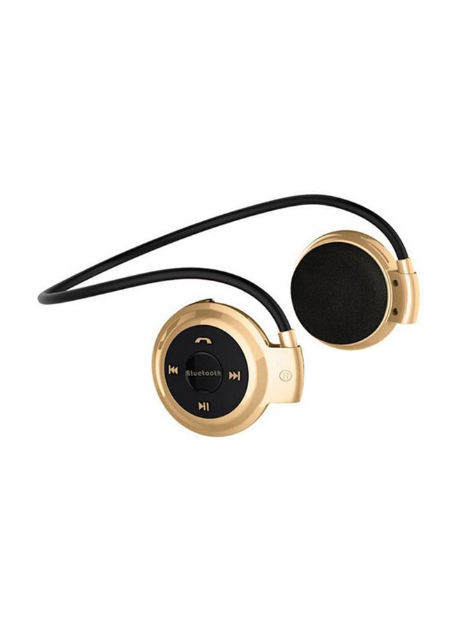 Bluetooth On-Ear Stereo Headphones With Mic Gold/Black