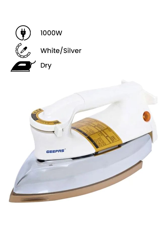 Electric Dry Iron, Golden Ceramic Soleplate Iron,…