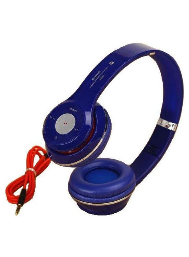 Compare S460 Stereo Wireless Bluetooth Headphone Headset For Piece Laptop Mobile Phone Blue at KSA Price