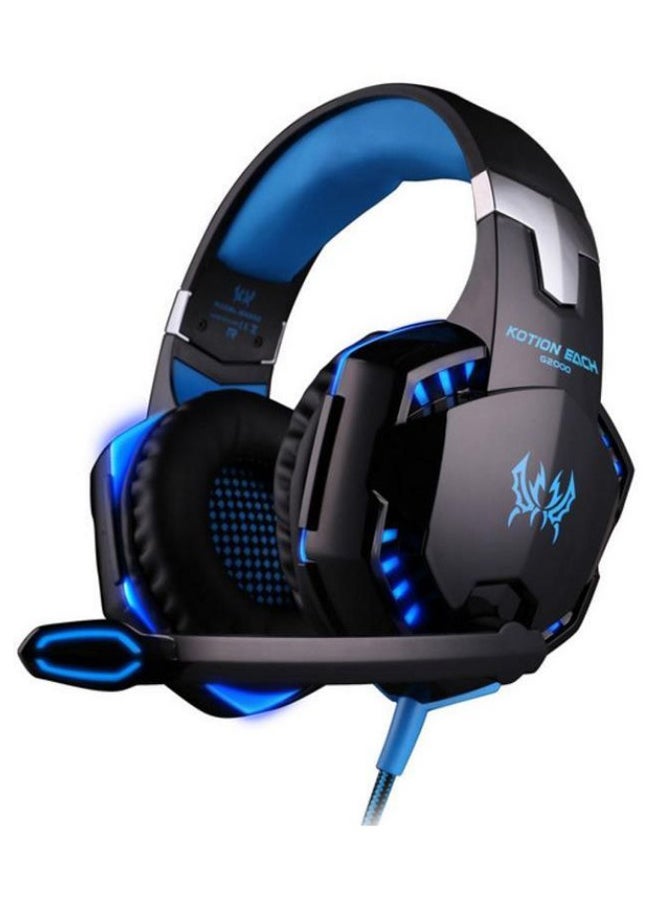 Stereo Over-Ear Gaming Wired Headset With Microphone…