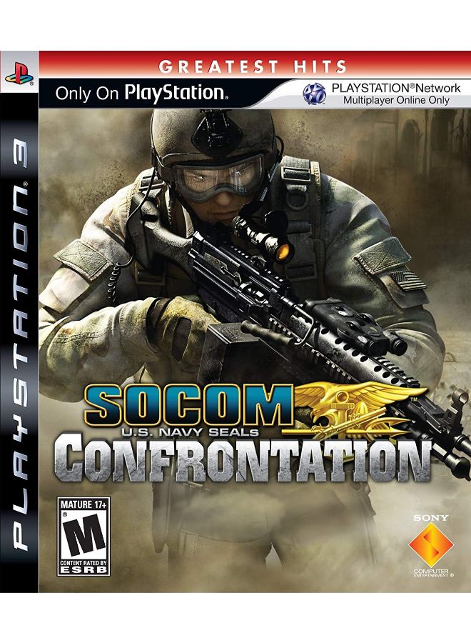 Compare Socom US Navy Seals: Confrontation  PlayStation 3  action_shooter  playstation_3_ps3 at KSA Price