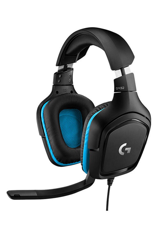 G432 Wired Gaming Headset, 7.1 Surround Sound,…