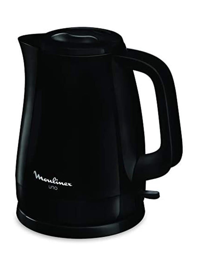 Compare Kettle |Uno iter Electric Kettle | Plastic | 2 Years Warranty 1.5 L 2400 W BY150827 Black at KSA Price