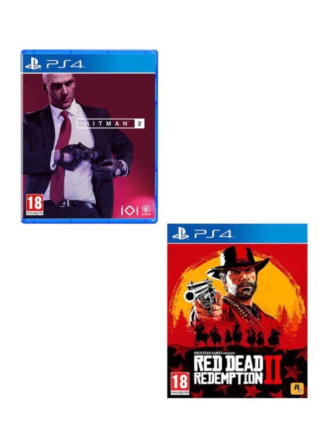 Compare Hitman 2 + Red Dead Redemption 2  Intl Version  PlayStation 4 PS4 at KSA Price