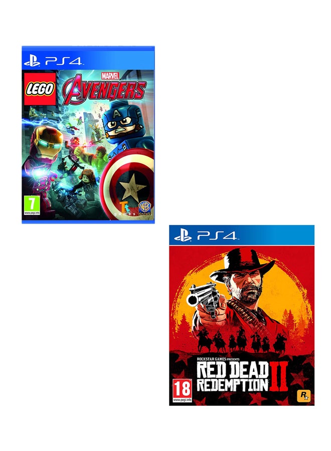Compare LEGO Marvel Avengers + Red Dead Redemption 2    PlayStation 4  PlayStation 4 PS4 at KSA Price