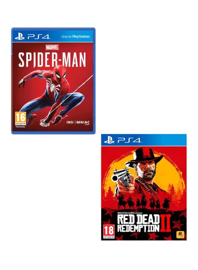 Marvel Spider Man + Red Dead Redemption II…