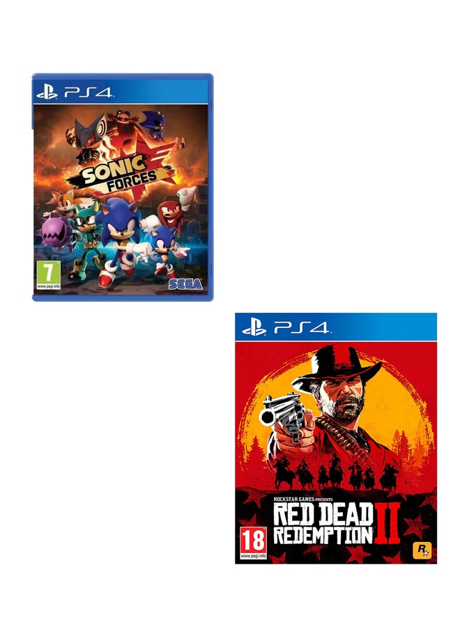 Compare Sonic Forces + Red Dead Redemption 2  PlayStation 4 PS4  PlayStation 4 PS4 at KSA Price