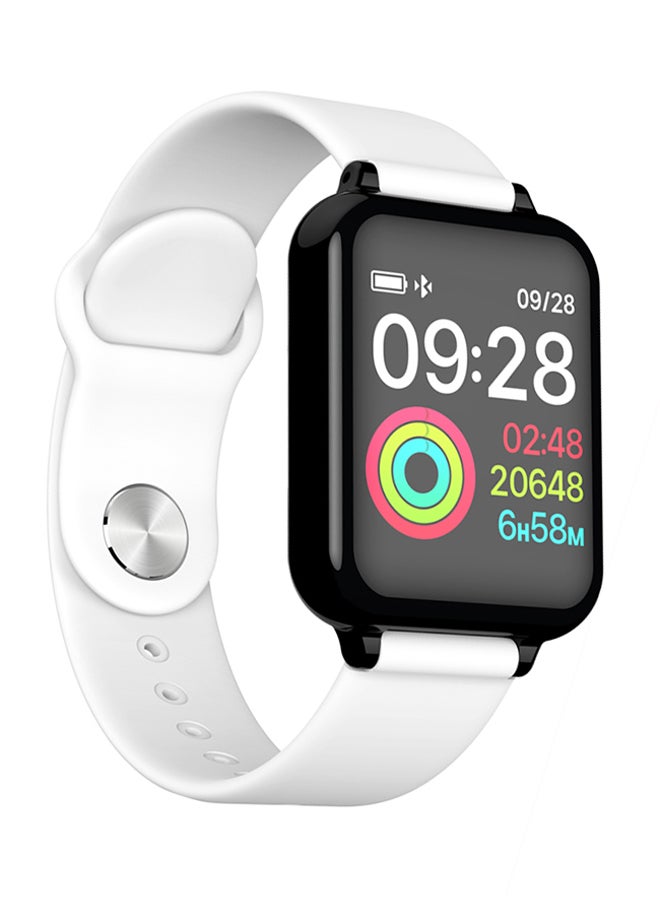 Compare Waterproof Smart Watch With Heart Rate Monitor And Oxygen Detector 180 mAh White at KSA Price