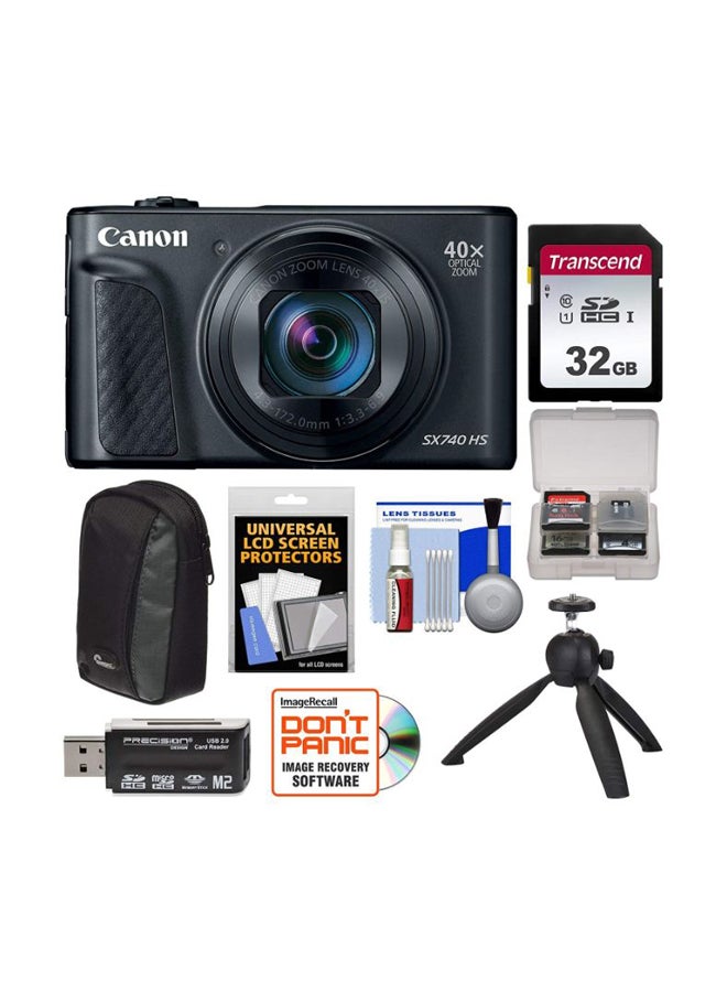 Compare PowerShot SX740 HS Point And Shoot Digital Camera With Accessories at KSA Price