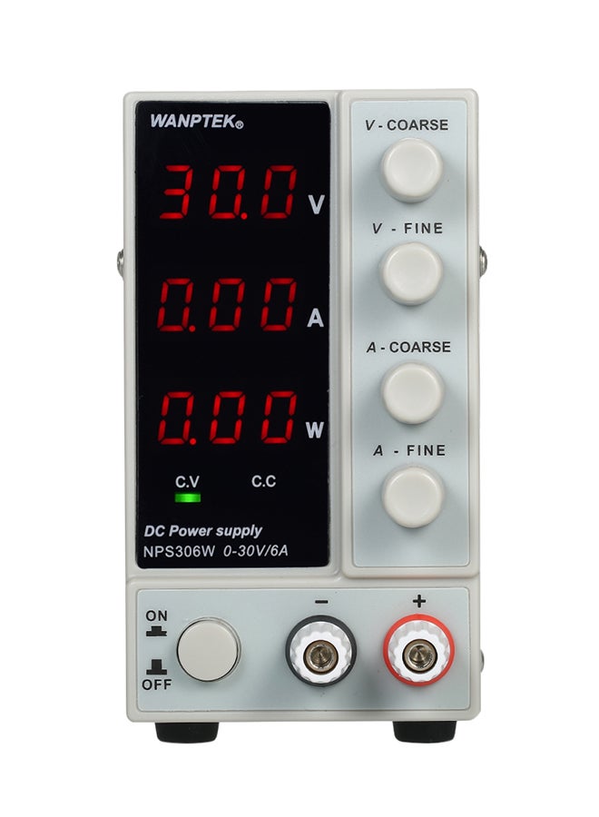 Compare LED Display Adjustable Mini DC Power Supply Unit White at KSA Price