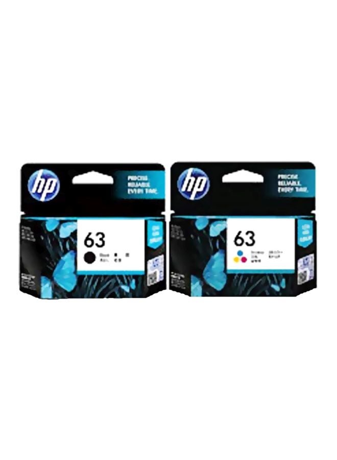 Compare Pack Of 2 63 Ink Cartridge Set Multicolour at KSA Price