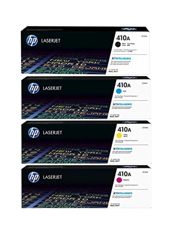 Compare Pack Of 4 410A Toner Set Multicolour at KSA Price