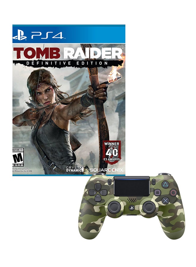 Compare Tomb Raider Definitive Edition Intl Version With Controller  playstation_4_ps4 at KSA Price