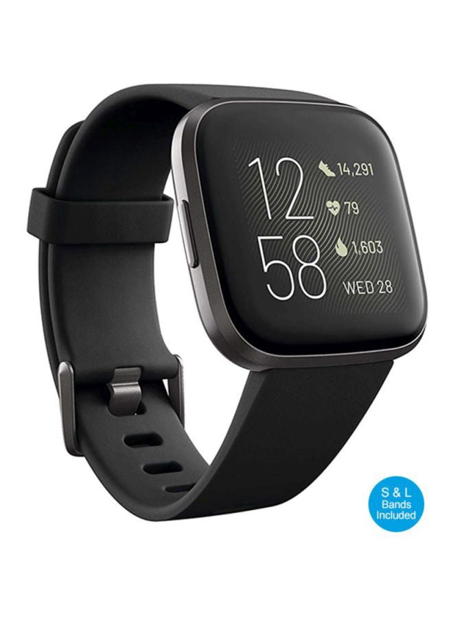 Compare Versa 2 NFC Smartwatch BlackCarbon Aluminum at KSA Price