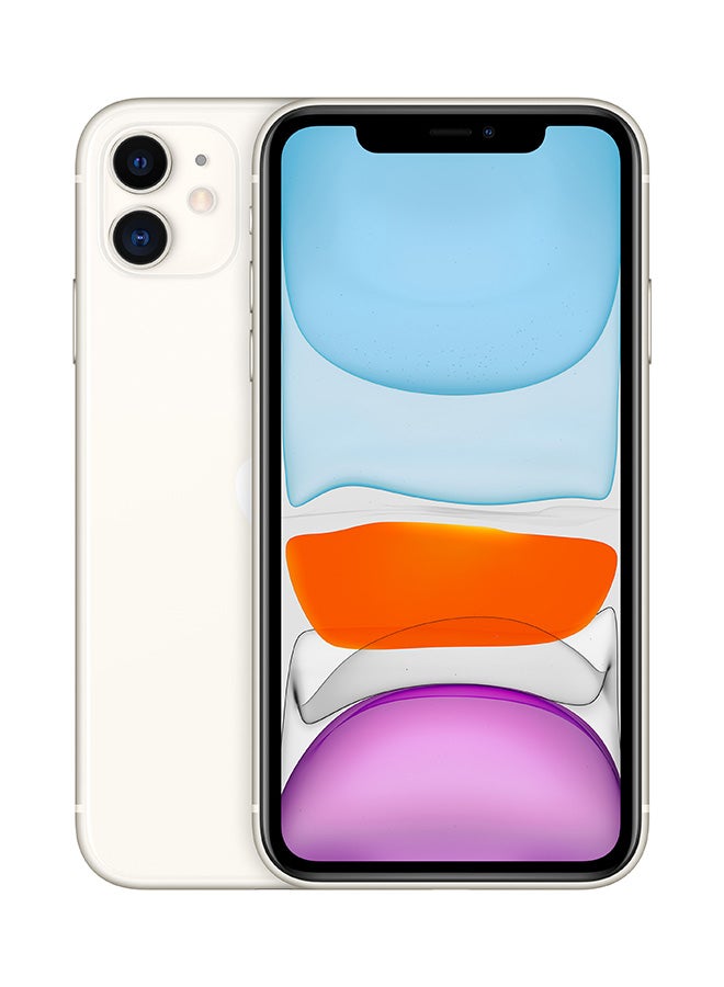 Compare iPhone 11 Dual SIM With FaceTime White 64GB 4G LTE  HK Specs at KSA Price