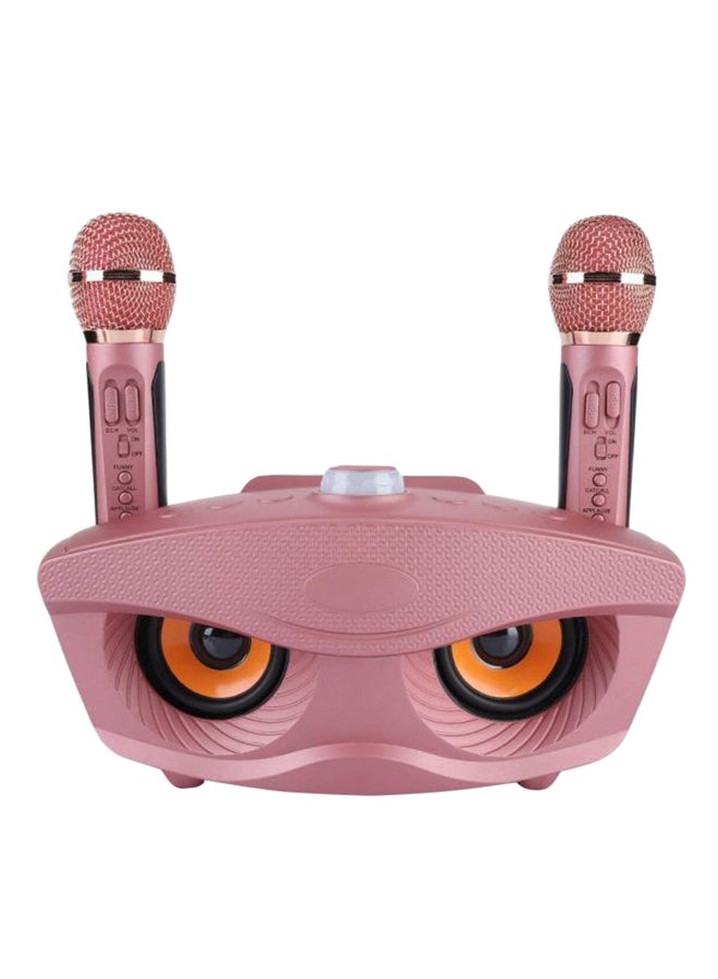 Compare Portable Bluetooth Speaker System With Two Mircophone Rose Gold at KSA Price