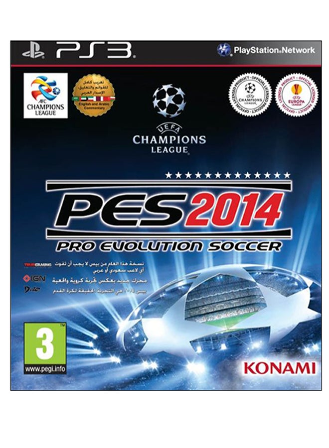 Compare Pro Evolution Soccer 2014  PlayStation 3  Sports  PlayStation 3 PS3 at KSA Price