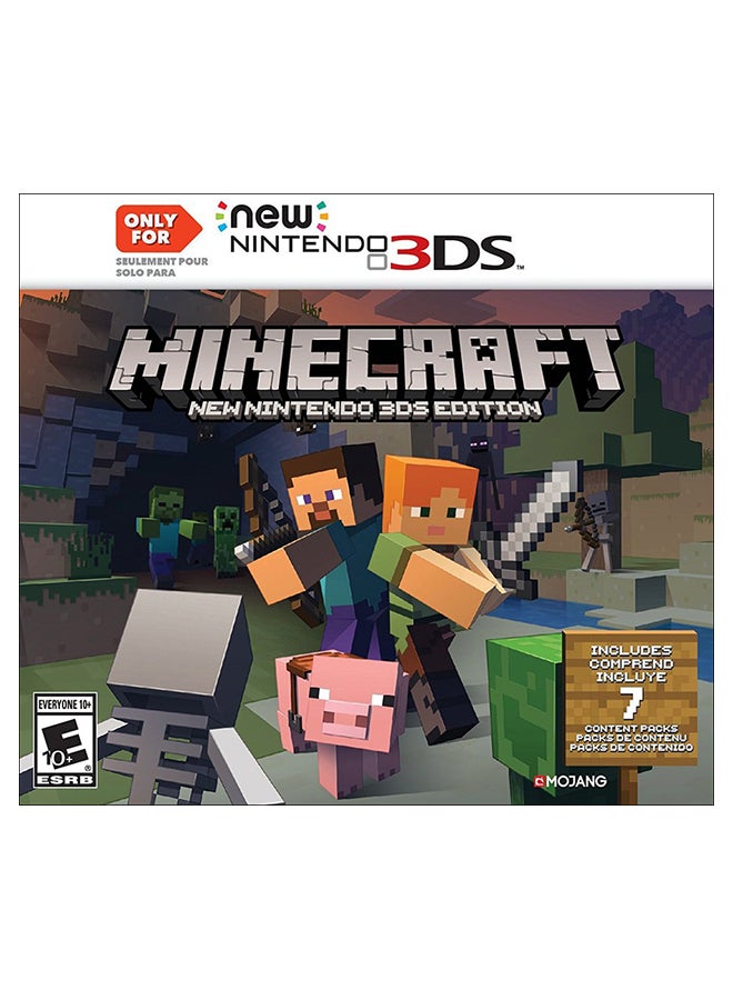 Compare Minecraft  Nintendo 3DS  action_shooter  nintendo_3ds at KSA Price