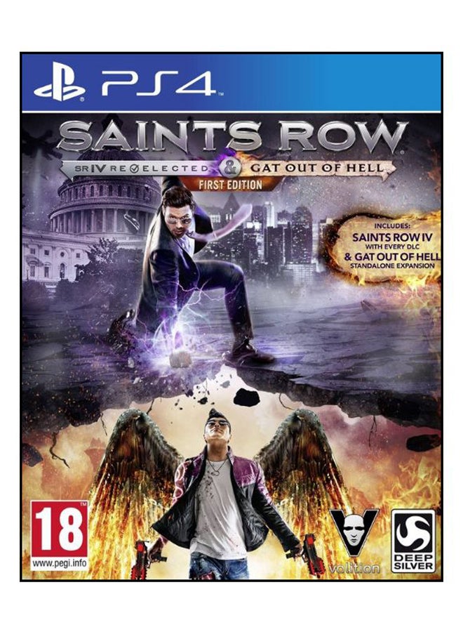 Compare Saints Row IV ReElected And Gat Out Of Hell Saints Row Intl Version  Action & Shooter  PlayStation 4 PS4 at KSA Price