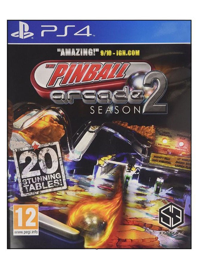 Compare The Pinball Arcade Season 2  PlayStation 4  Arcade & Platform  PlayStation 4 PS4 at KSA Price