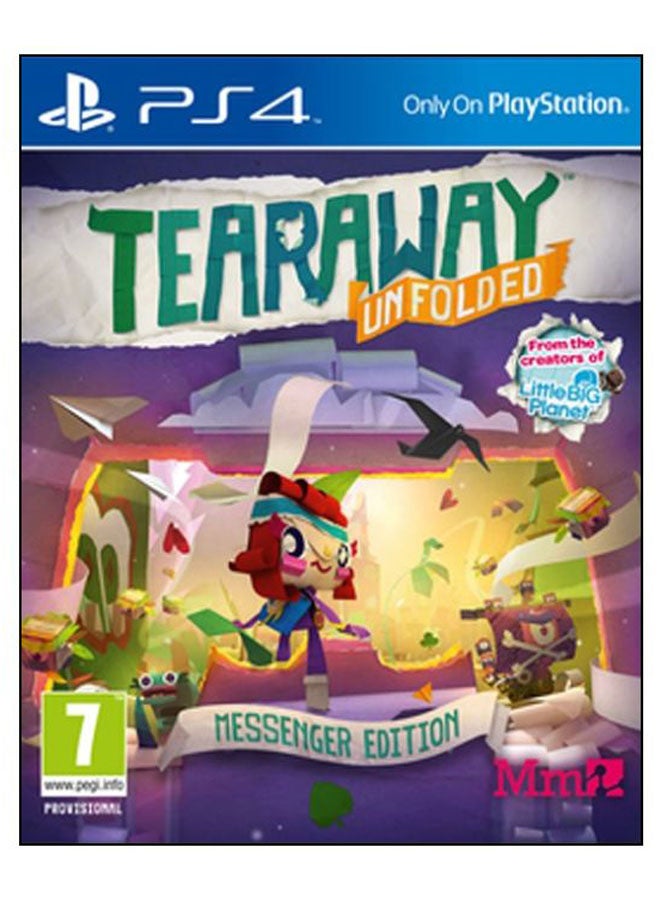 Compare Tearaway Unfolded: Messenger Edition  PlayStation 4  arcade_platform  playstation_4_ps4 at KSA Price