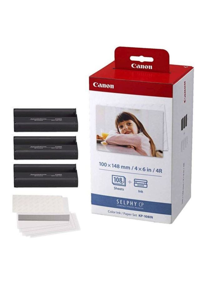 Compare Ink Cartridge For Canon KP108IN Black at KSA Price