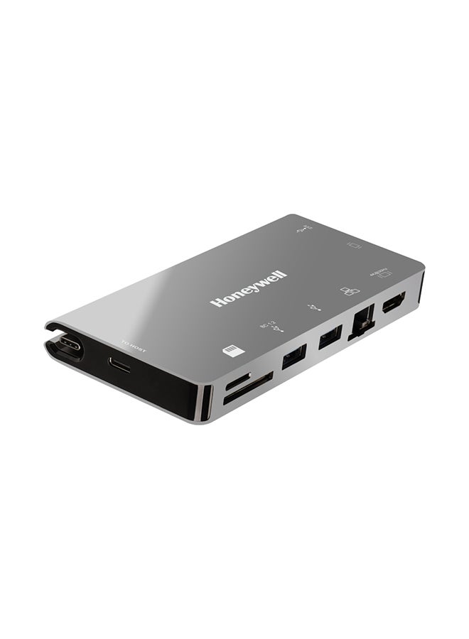 Compare 8in1 Type C Ultra Dock With 4K HDMI, VGA, RJ45 Ethernet, 2xUSB 3.0 And Type C 3.0 Port, SD And Micro SD Slot, Compatible With Laptop, PC, Dell, HP Macbook Grey at KSA Price