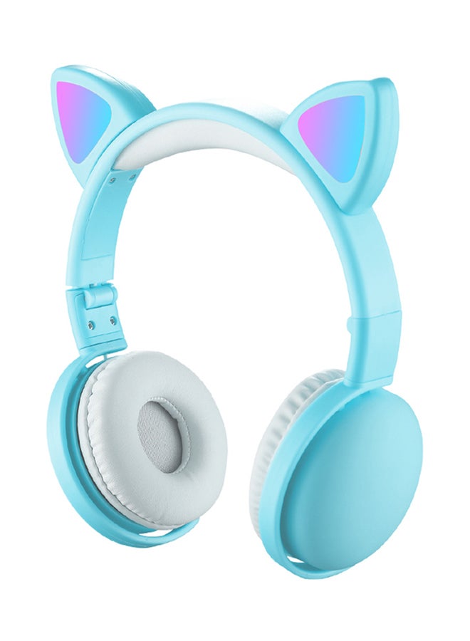 On-Ear Cat Ear Headphones Green