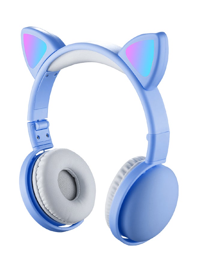 Compare OnEar Cat Ear Headphones Blue at KSA Price