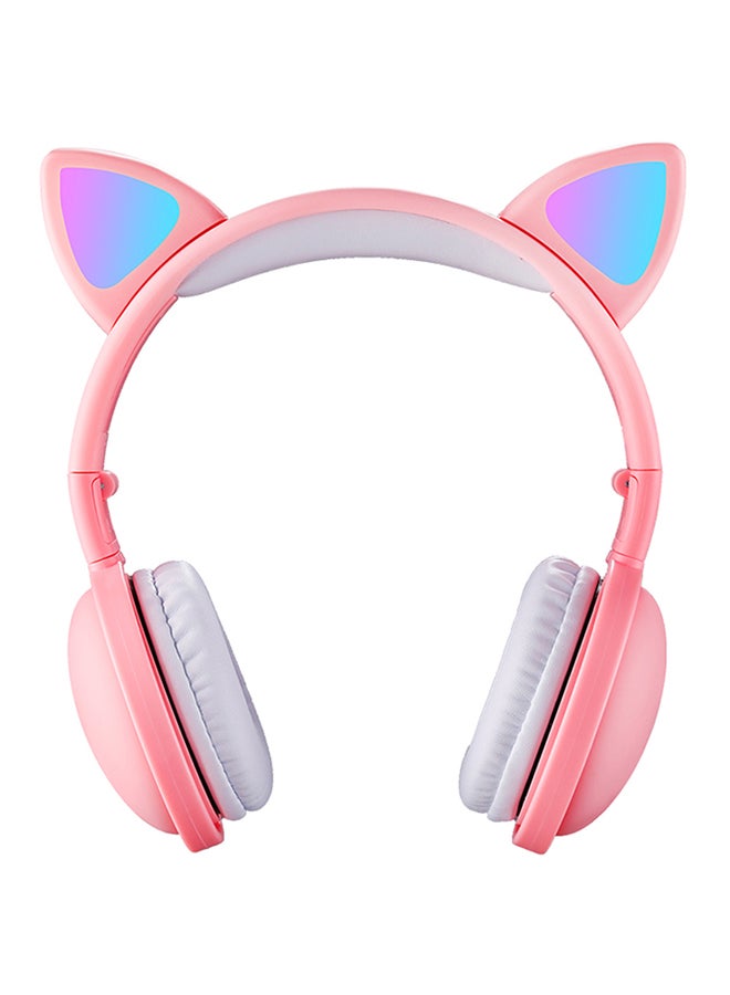 Compare OnEar Cat Ear Headphones Pink at KSA Price