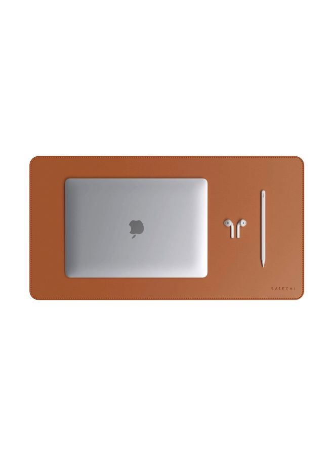 Compare Eco Leather Desk Mat Brown at KSA Price