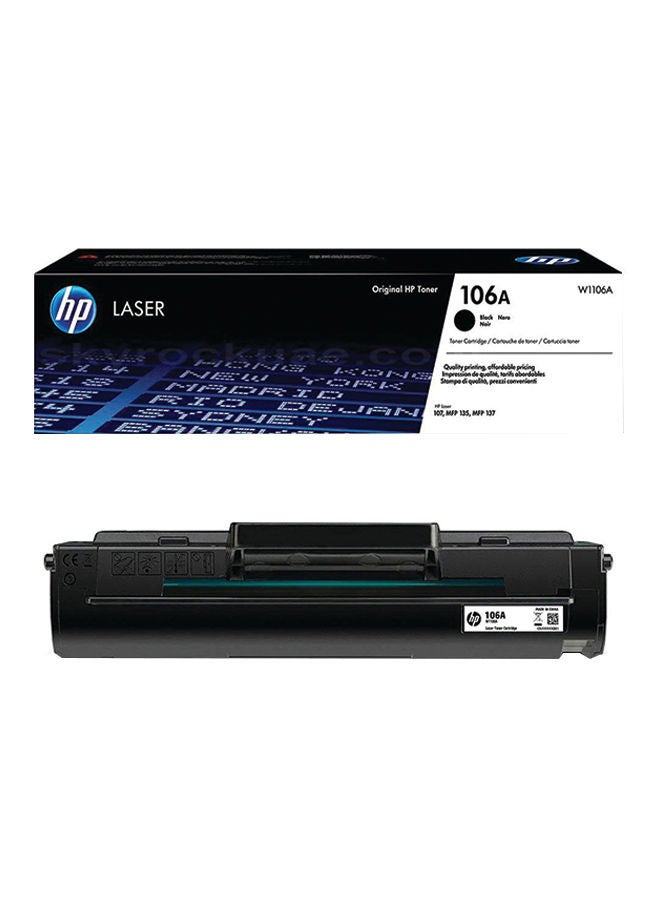 Original Laser Toner Cartridge W1106A Black