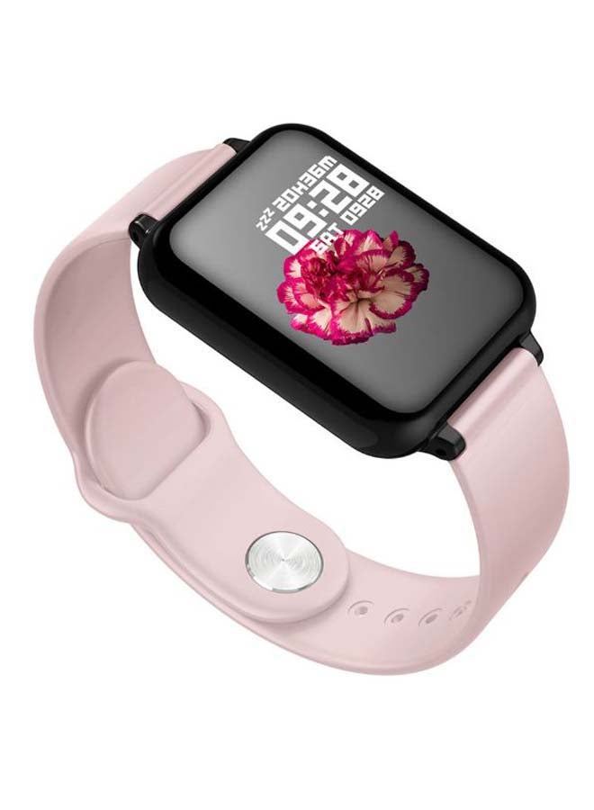 Compare B57C Intelligent Heart Rate Monitor Sport Smartwatch PinkBlack at KSA Price
