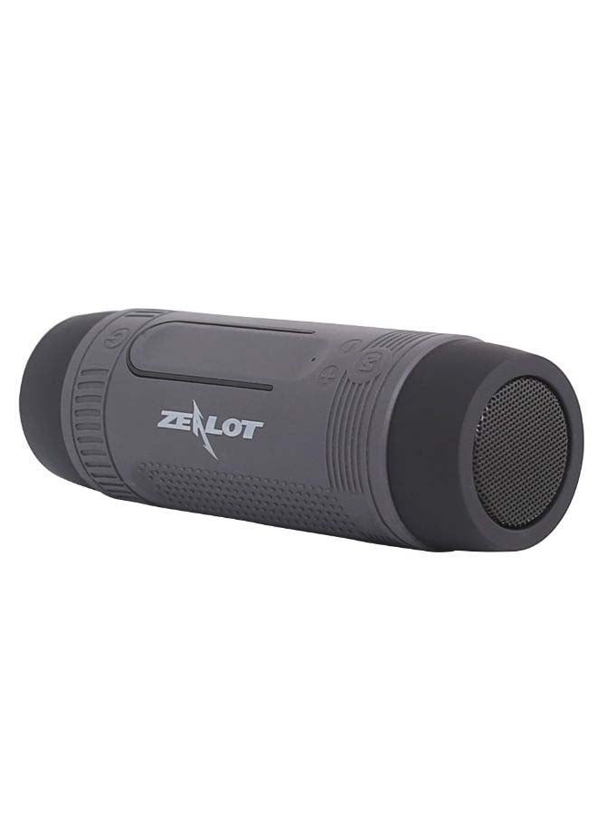 Compare Portable Waterproof Bluetooth Speaker With Microphone BlackGrey at KSA Price