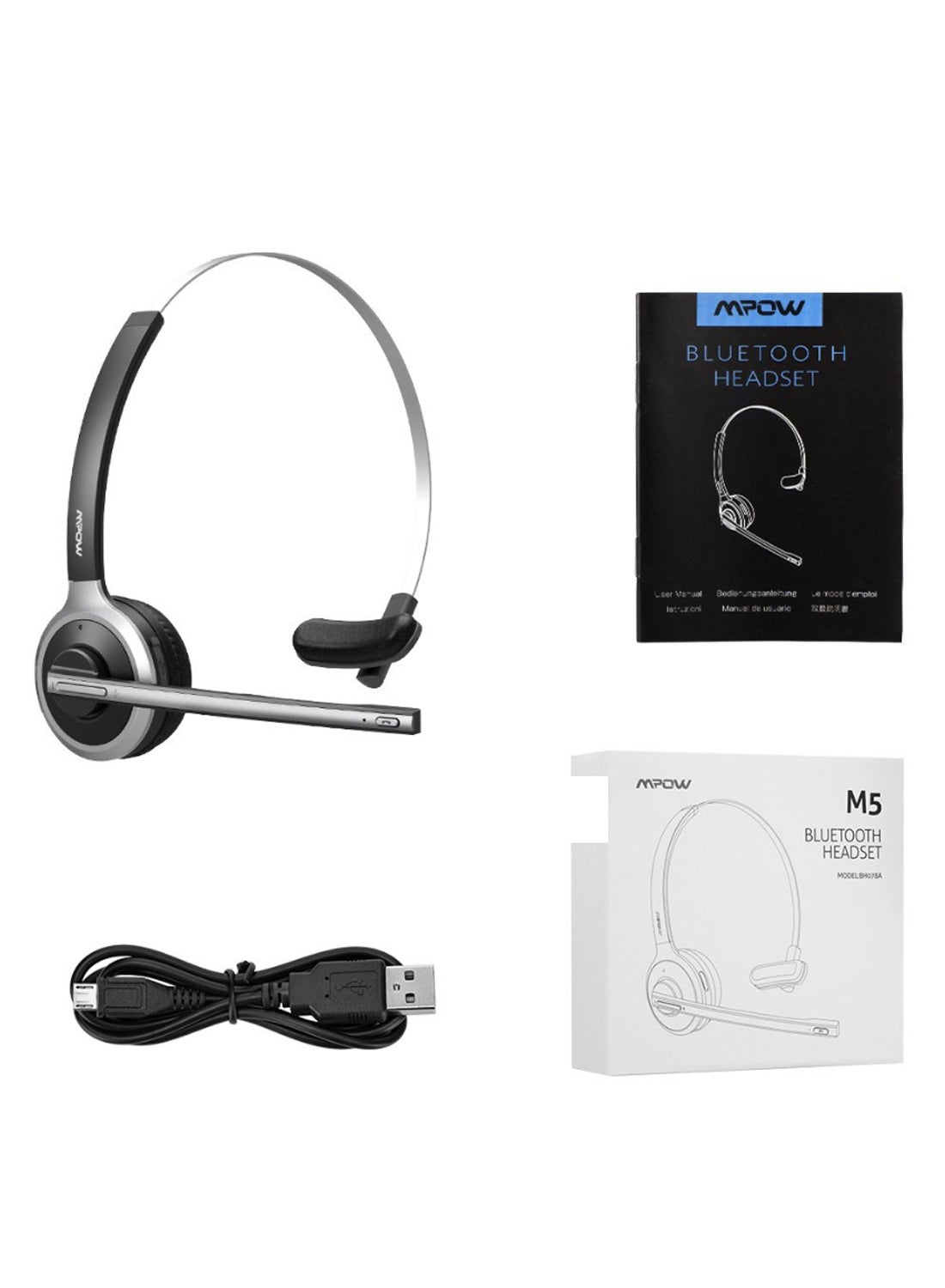 Compare Flexible Bluetooth Wireless OnEar Headphone With Microphone BlackGrey at KSA Price