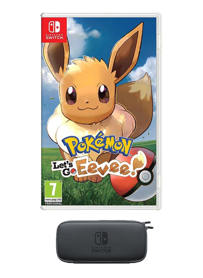 Compare Pokemon: Lets Go EeveeAdventureNintendo SwitchCarry Case Plus Screen Protector  adventure  nintendo_switch at KSA Price