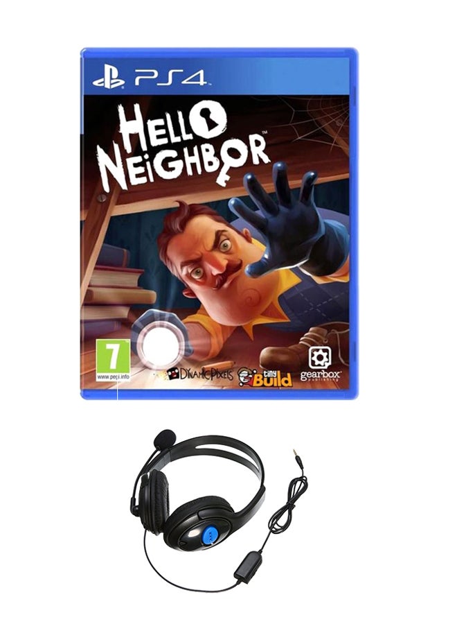 Hello Neighbor Gaming Headphone With Microphone (Intl…