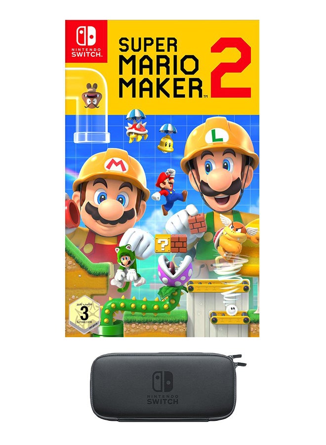 Compare Super Mario Maker 2Nintendo SwitchCarry Case Plus Screen Protector  adventure  nintendo_switch at KSA Price