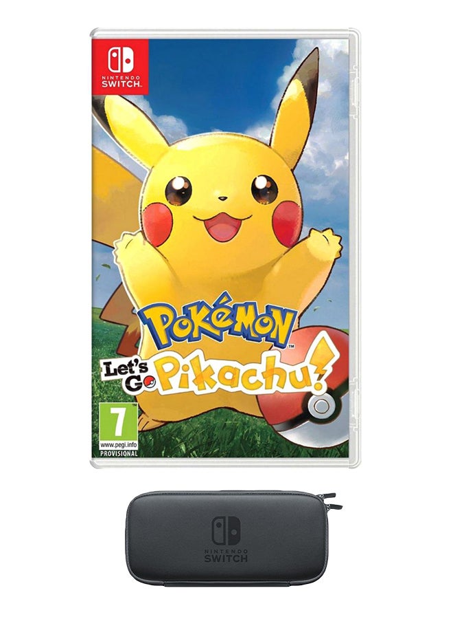 Compare Pokemon: Lets Go PikachuNintendo SwitchCarry Case Plus Screen Protector  role_playing  nintendo_switch at KSA Price