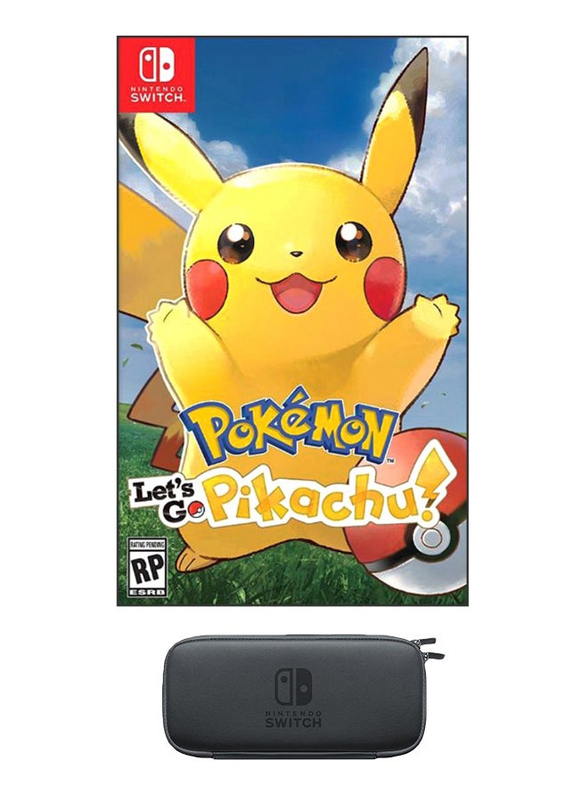 Pokemon Lets Go Pikachu-Role Playing-Nintendo Switch-Carry…